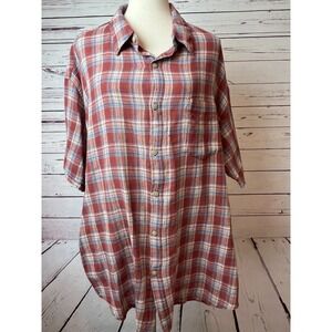 US Expedition Original Mens Shirt size XL Extra Large Vintage NWT Plaid Outdoor